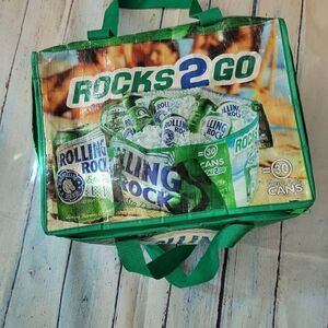 Rolling Rock Insulated Cooler Case Tote 30 Can Pack Bag
